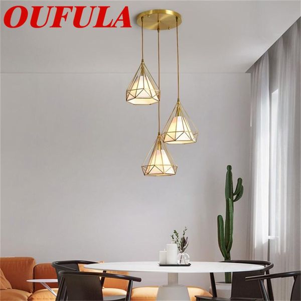 

pendant lamps oulala modern lights fixture copper 220v 110v contemporary home creative decoration suitable for dining room restaurant