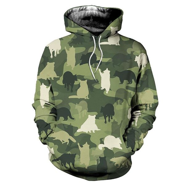 

men's hoodies & sweatshirts men autumn fashion brand camouflage sportswear sweatshirt women track outdoor, Black