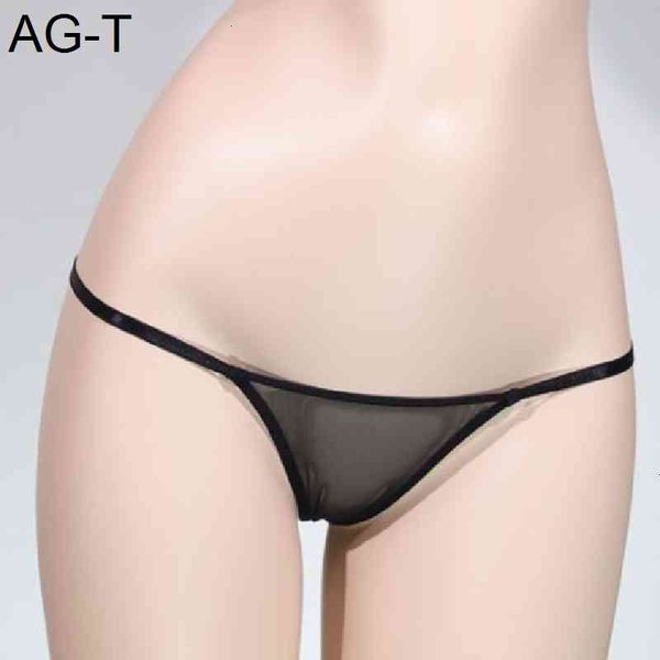 

women panties transparent net yarn mini ultra low waist super thin thong sheer underwear appeal ladies' undergarments, Black;pink