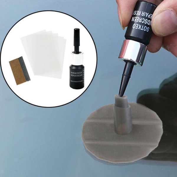 

car universal 4pcs windscreen windshield glass nano repair kit for chips cracks scratches windows repair1