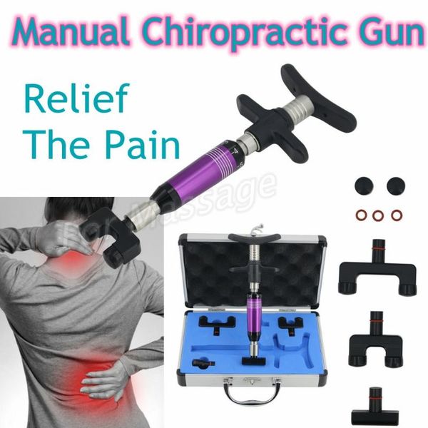 

electric massagers 2021 chiropractic gun portable spine adjustment tools set therapy body physical massager adjusting corrector massage mach