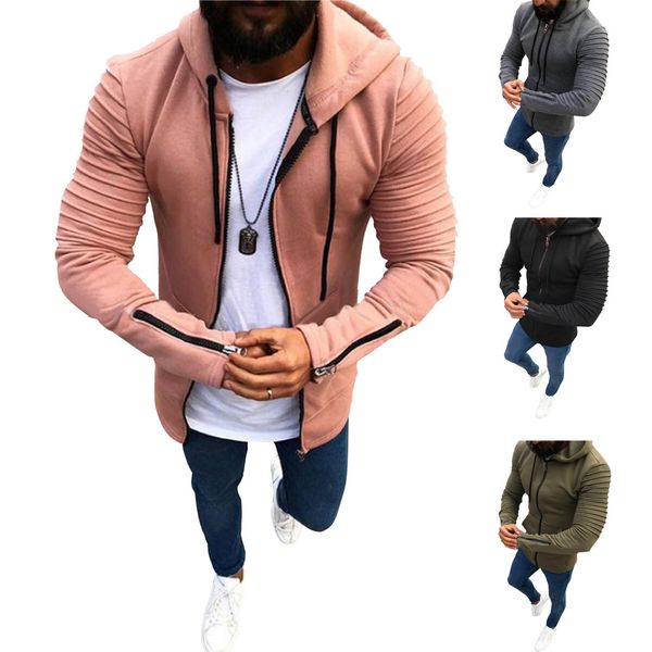 

Fashion Fleece Autumn and Winter 2021 Men's Casual Cardigan Coat, Gray
