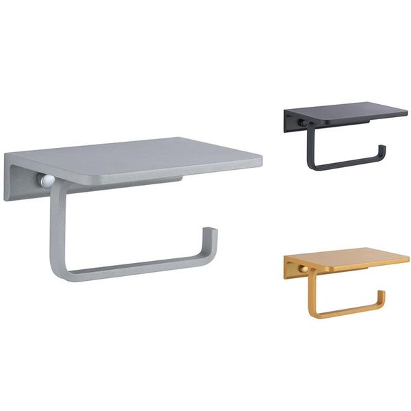 

toilet paper holders holder bathroom tissue roll with shelf wall mount,