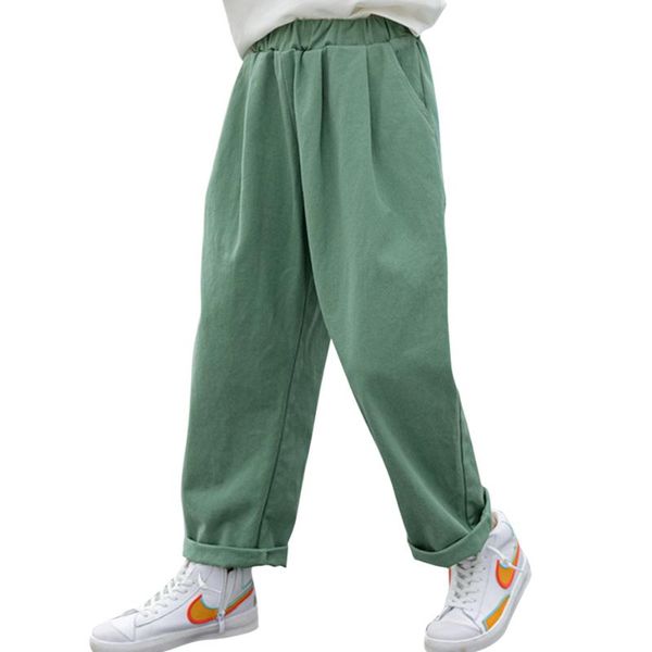 

pants for girls solid color trousers girl spring autumn children's casual style clothes 6 8 10 12 14, Blue