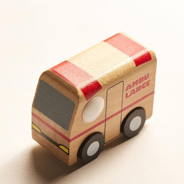 

decorative objects & figurines creative car ornaments children's room transportation mini toy model home living deskdecor wood craft ch