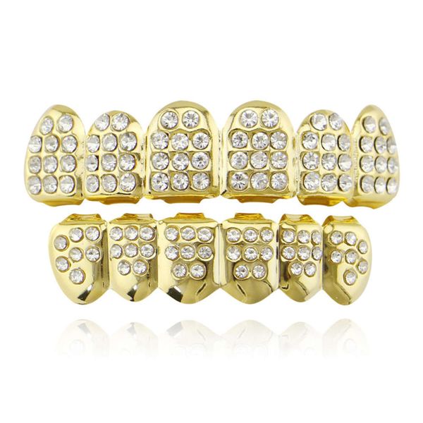 

18k gold plated hip-hop braces for men and women, Silver