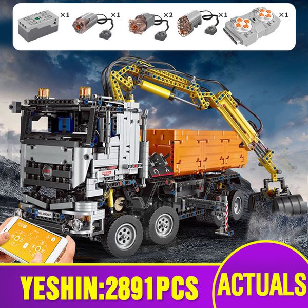 

motorized technic compatible with 42043 truck car model building blocks assembly 20005 bricks toys kids christmas gifts 1008