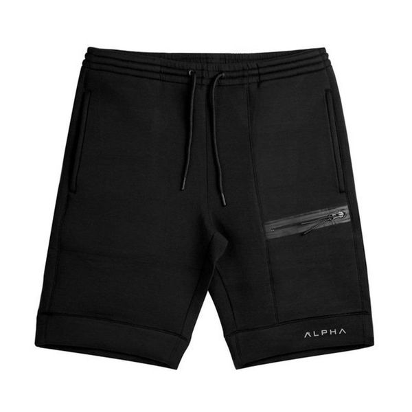 

men's shorts 2021 men cotton calf-length gyms fitness bodybuilding fashion casual workout brand short pants male jogger swe, White;black