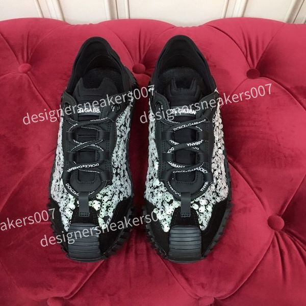 

2022 men italy bee boots casual shoes women white flat leather shoe stripe embroidered tiger snake couples trainers des chaussures 35-41, Black