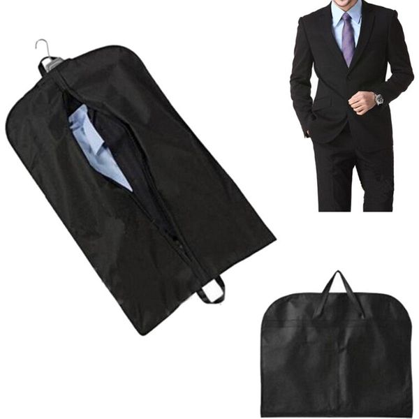

clothing & wardrobe storage 3 colors men dustproof hanger coat clothes garment suit cover bags case covers 1pcs