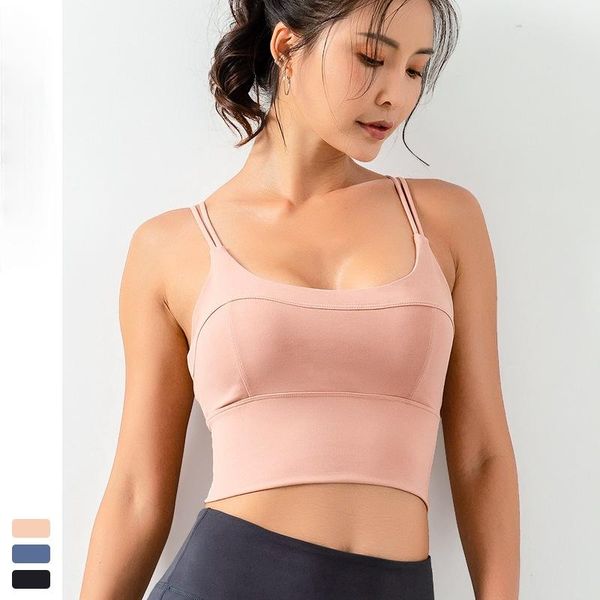 

sports underwear women's running yoga clothes shockproof gathered shaped vest fitness bra beauty back design outfit