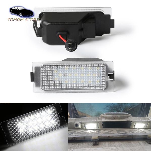 

emergency lights car styling 6000k white led rear number license plate light no error for edge escape mercury mariner auto accessories
