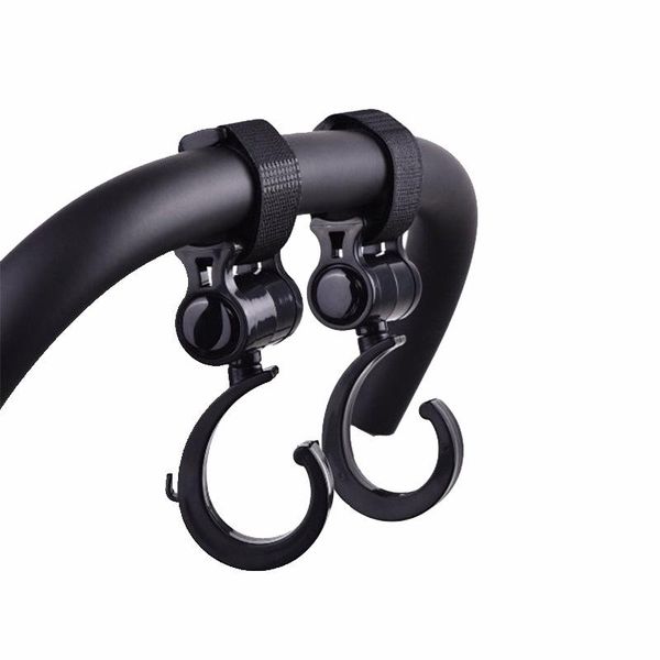 

stroller parts & accessories 2pcs/set baby hook 360 degree rotating universal bag