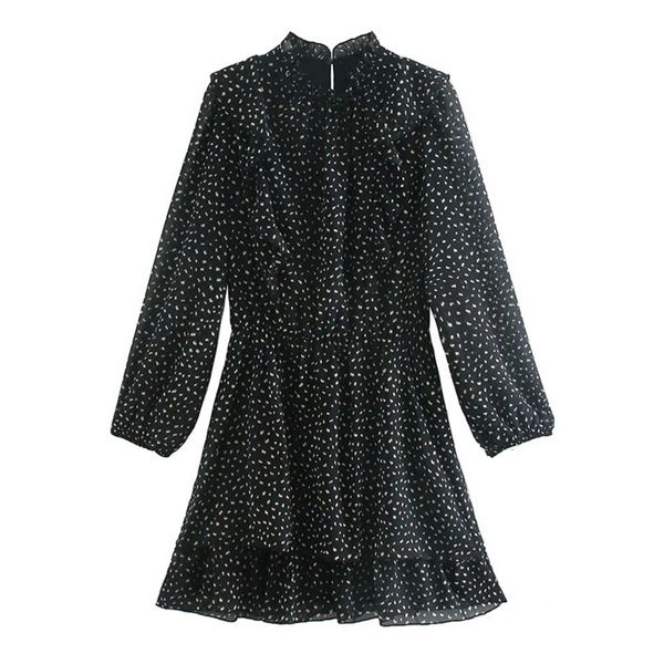 

spring slim lapel long sleeve printed, White;black