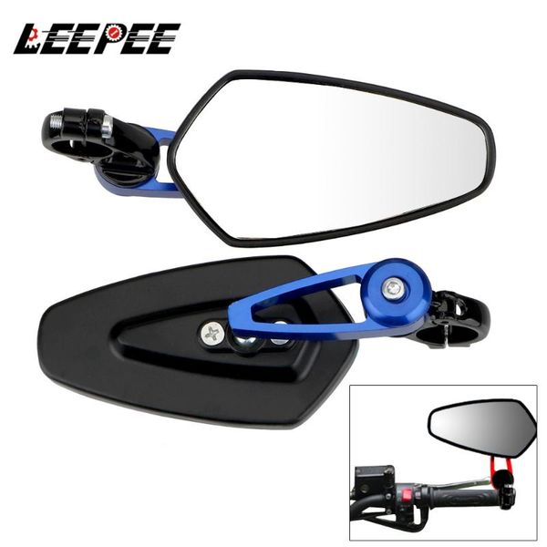 

motorcycle mirrors for cafe racer 2pcs/set 7/8" 22mm bar end rear motorbike scooters rearview mirror side view