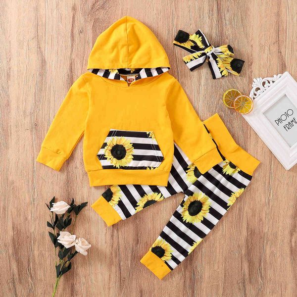 

children autumn and winter long sleeve hooded sweater printing set, White