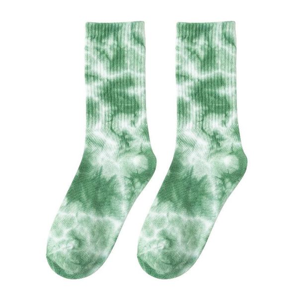 

men's socks men cotton soft and comfortable fashion tie dye sports, Black
