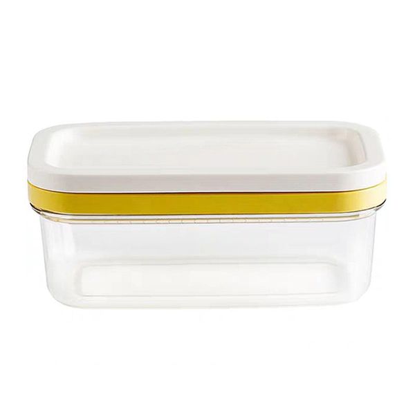 

storage bottles & jars butter box stainless steel tangent fast cutting rectangular fresh-keeping cheese case preservation container lb