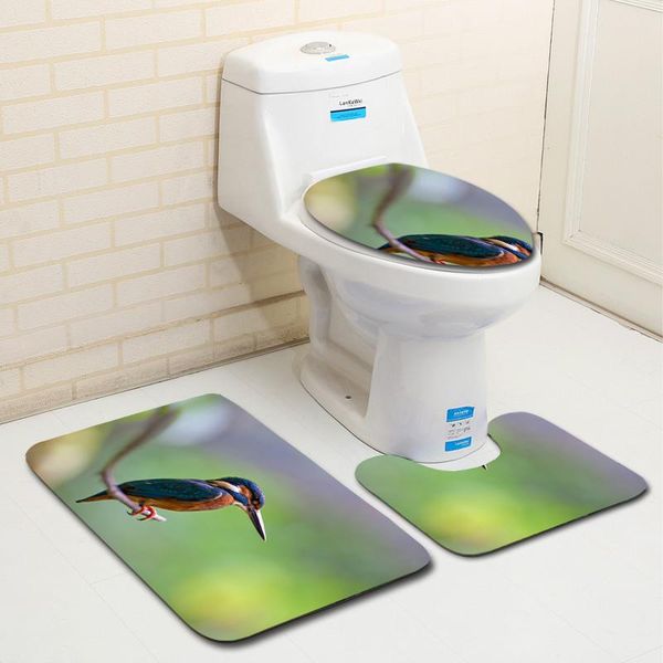 

bath mats kingfisher pattern bathroom rug products for in the set carpet