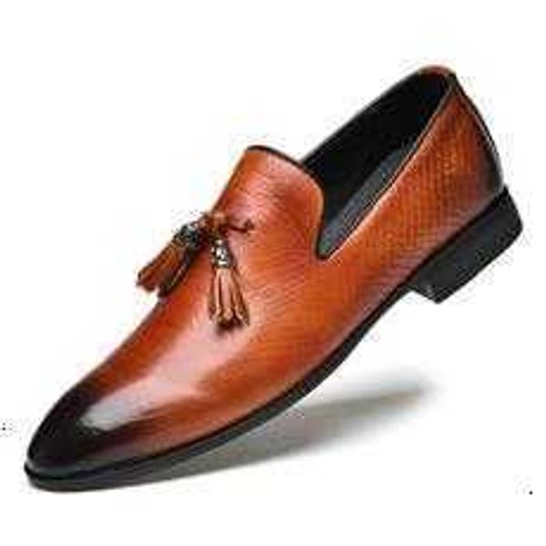 

tangzuo 9202 tassel pointed hand polished leather shoes, batch 35-50,, Black