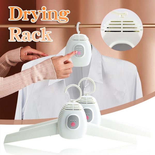 

electric clothes drying rack portable foldable clothing dryer hanger outdoor travel laundry shoes hanging racks hangers &