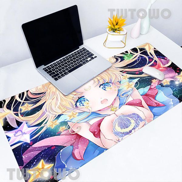 

mouse pads & wrist rests speed large size hd mat natural rubber art lovely cartoon soft anti-slip mice pad home keyboard