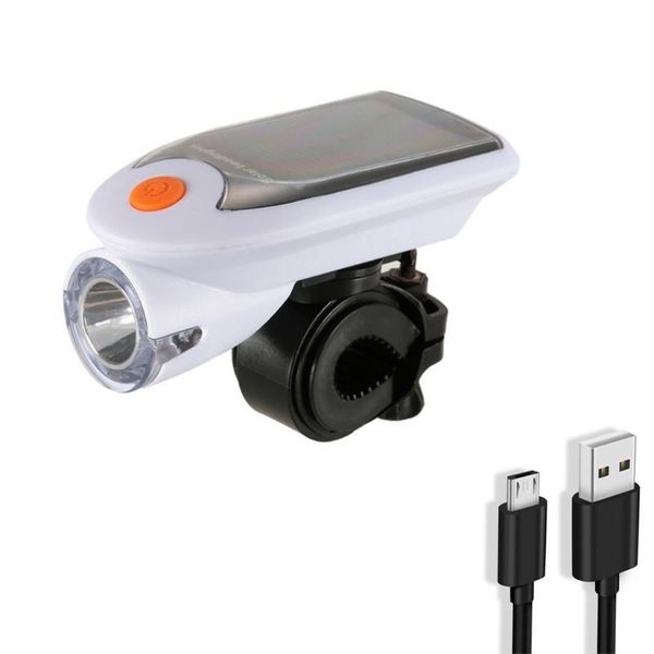 

bike lights bright front light 240 lumen, cycling torch with usb rechargeable tail