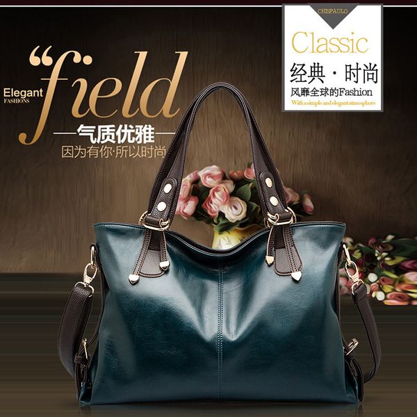 

paul spring summer oil wax leather fashion women's shoulder bag slant cross handbag q12