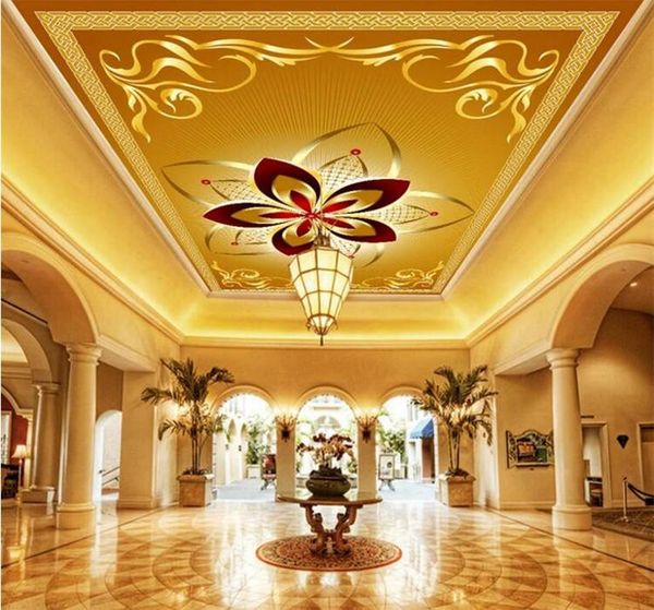 

wallpapers custom 3d wall murals wallpaper european style luxury ceiling mural el living room decor painting art