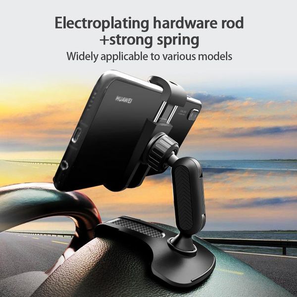 

universal car cell phone mount upgrade 360 rotation dashboard clip automobile cradles holder stand interior decorations