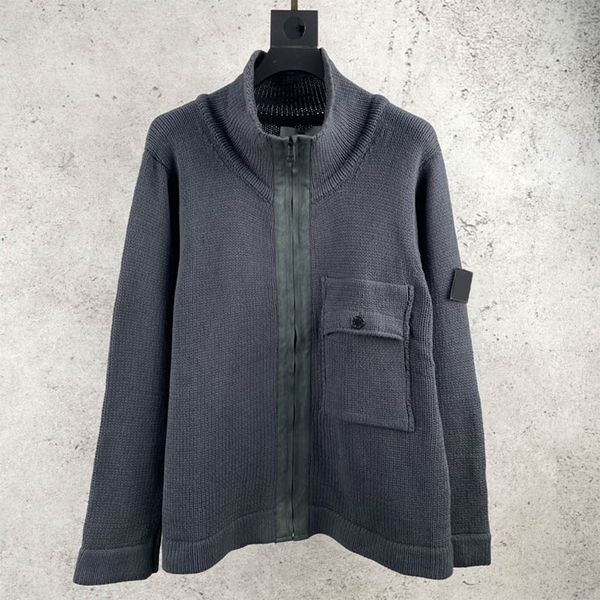 

man autumn coat button men long sleeve knitted coat women letter print zipper coat casual style outdoor spring denim jacket, Black;brown