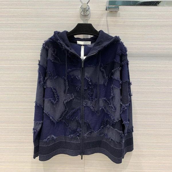 

women's knits & tees 100% cashmere cardigans women knitted sweater 2021 autumn fashion contrast color patchwork tassel knitwear, White