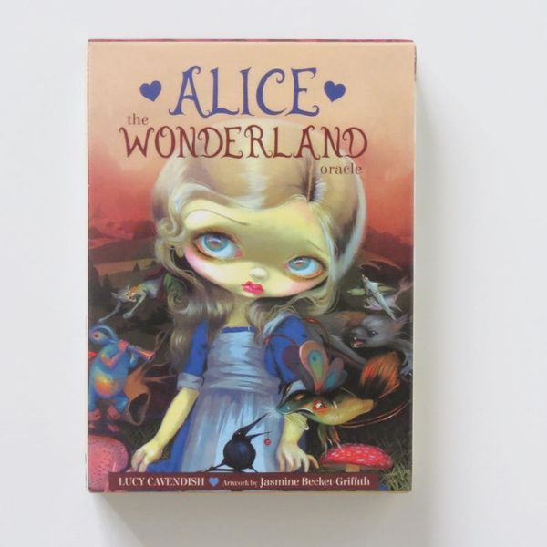 

new tarot deck mysterious divination alice the wonderland oracles for women girls cards board game