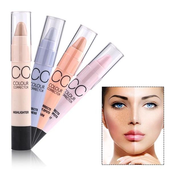 

temporary tattoos 5 colors concealer stick highlight pencil makeup contour dark face circle cover cream waterproof full coverage