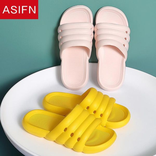 

house slippers women men shoes summer bathroom lovers indoor sandals fashion home non-slip floor flip flops, Black
