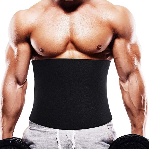 

men's body shapers 5xl 6xl slim waist trainer shaper men neroprene sauna corset cincher shapewear weight loss strap modeling belt girdl, Black;brown