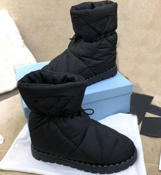 

womens snowdrop flat ankle boots triple women rois monolith highest quality chocolate re-nylon boot martin military inspired combat bottega, Black