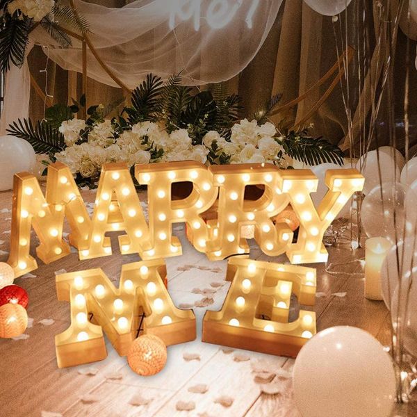 

strings vintage luminous led letter night light creative 26 english alphabet number battery lamp romantic wedding party decoration