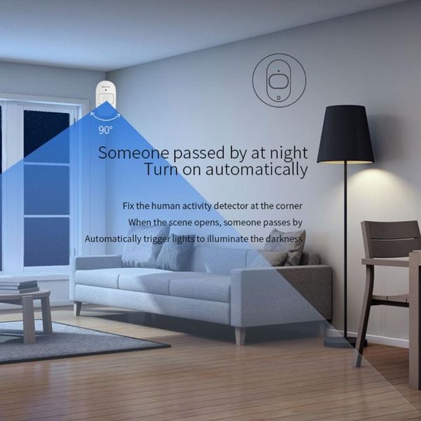 

smartlife tuya wifi home burglar alarm system pir window door security systems