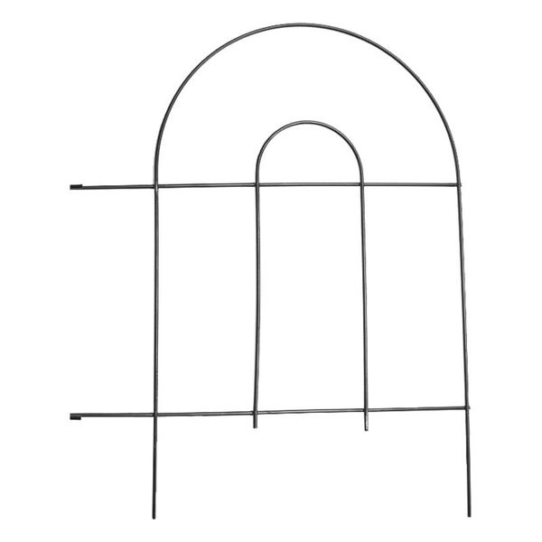 

fencing, trellis & gates 2pcs barrier lawn border flower bed landscaping wedding yard decoration panel patio metal wire garden fence diy edg