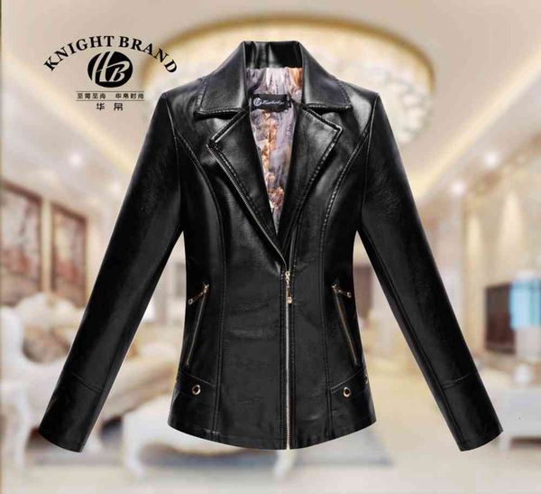 

leather jacket high fashion men belt motorcycle short slim fit, Black
