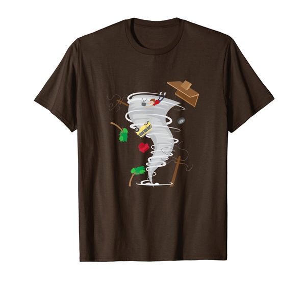 

awesome tornado t-shirt for tornado storm chasers, White;black