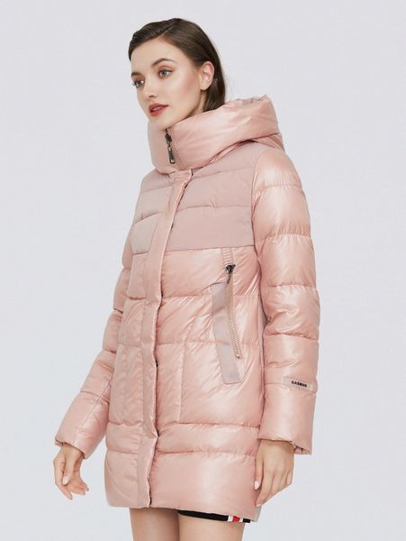 

gasman zip up pocket side hooded puffer coat 16nl#, Black