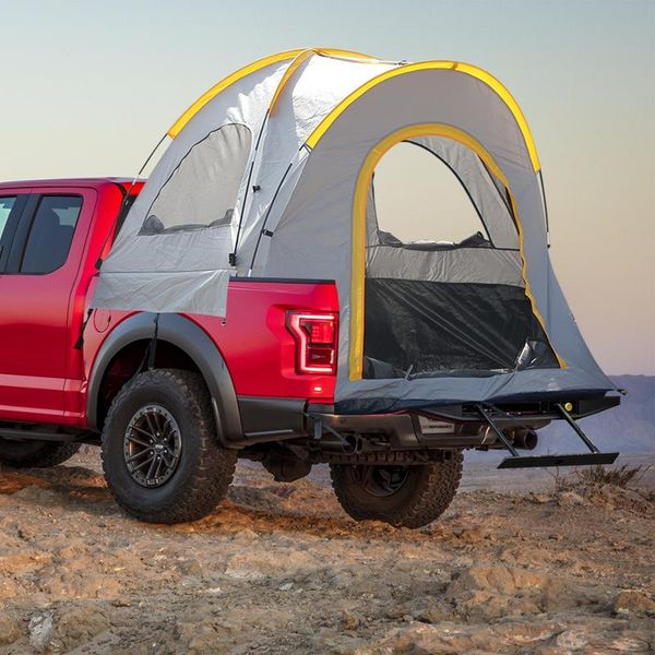

tents and shelters pickup truck tent camping car tail fishing roof outdoor 210d oxford cloth pu2000mm bottom pe sun rain protection