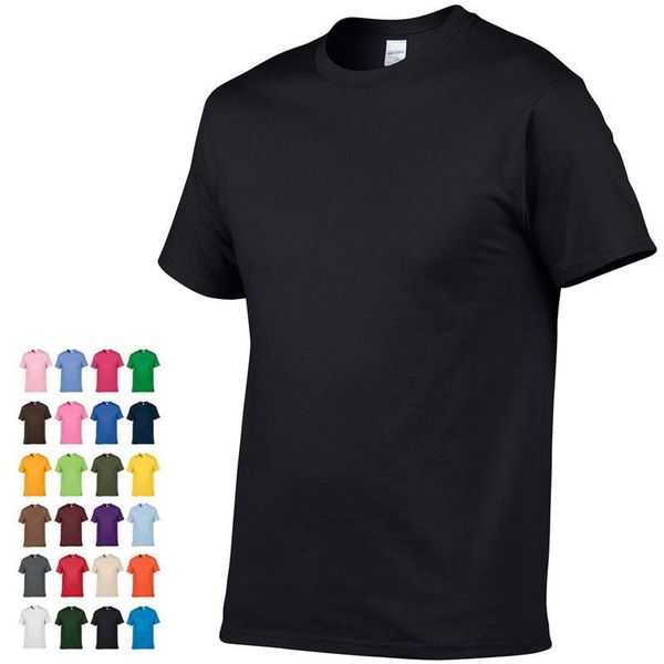 

men's t-shirts summer oversized t shirt men casual solid color o neck short sleeve plus size base male streetwear hip-hop, White;black