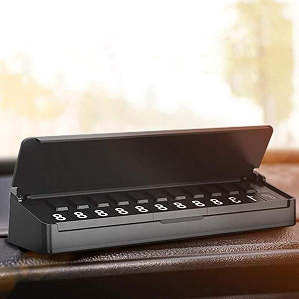 

interior decorations imitation piano car temporary parking card telephone number plate auto sticker hidden ssign notice phone