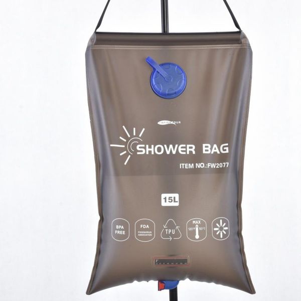 

hydration packs 15l portable folding solar heated water bag energy bathing camping shower