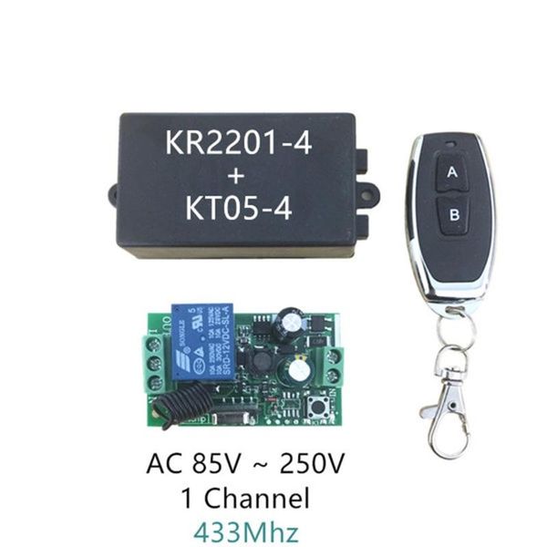 

1ch rf 433mhz wireless remote control switch 1 relay light controller controlers
