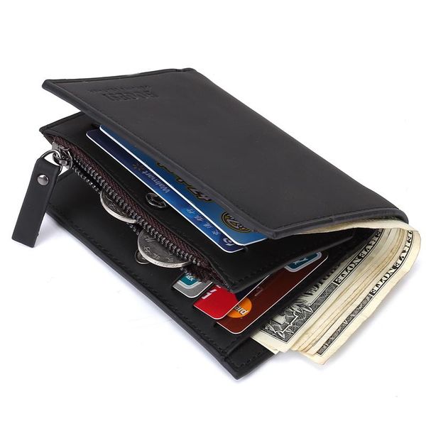 

wallets men mens wallet with coin bag zipper small money purses design dollar slim purse clip wb7, Red;black