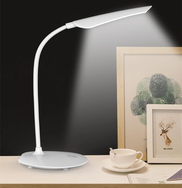 

desk lamp foldable dimming touch lamp, portable night light eye protection learning led table lamps